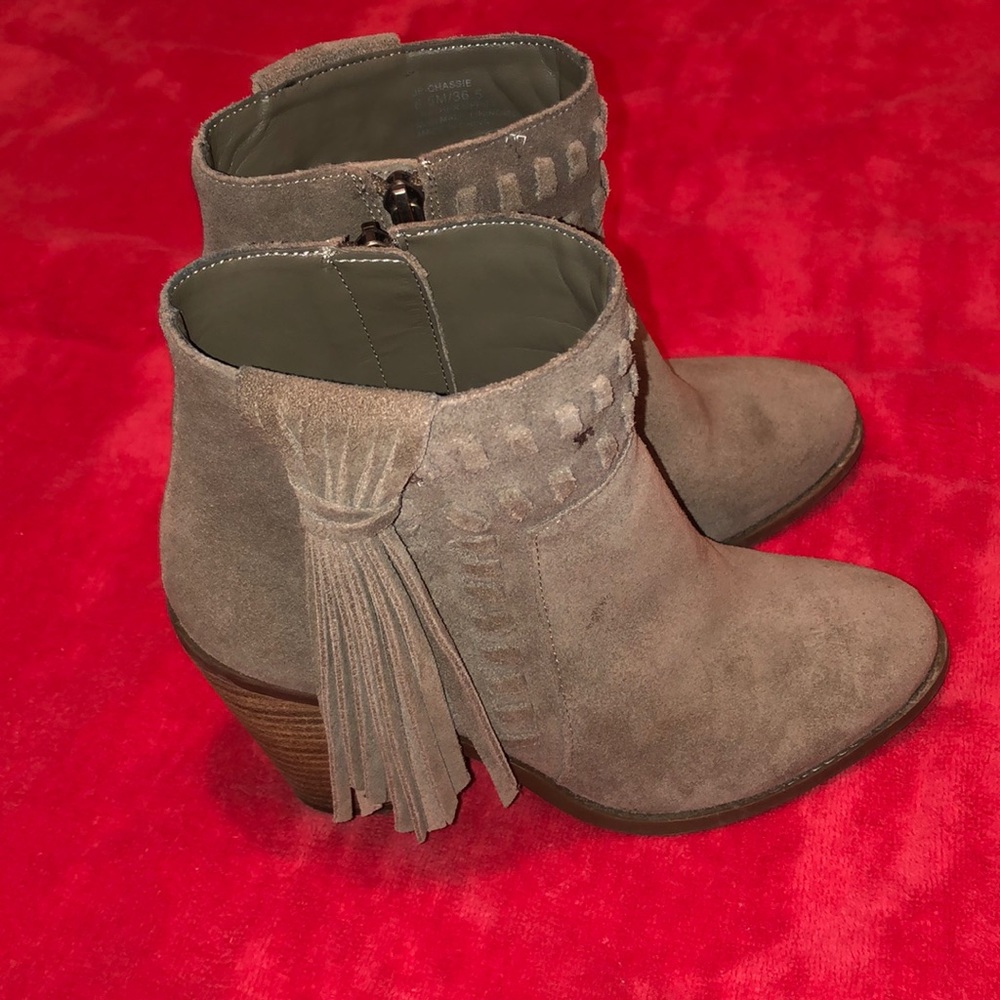 Heeled Suede Bootie
